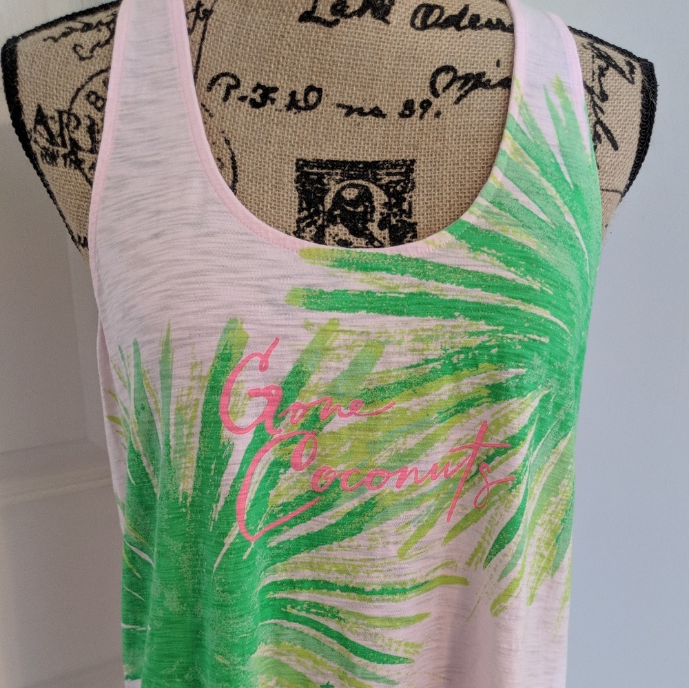 Lily Pulitzer tank Gone Coconuts Size medium